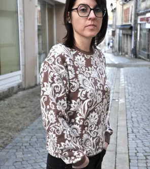 C'est beau la vie pull amande